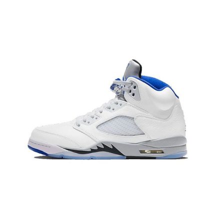 Air Jordan 5- White Stealth