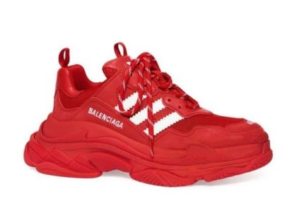 Balenciaga Triple S X Adidas Red