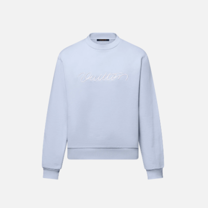 Hoodies light blue or milky white cotton Louis Vuitton