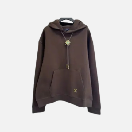 Louis Vuitton Turquoise Flower brown hoodie