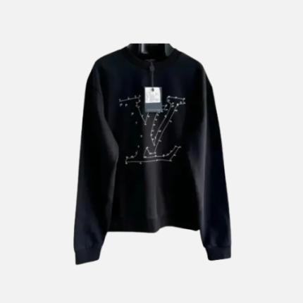 Louis Vuitton black Embroidered Crewneck sweatshirt