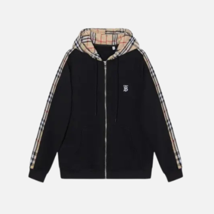 Hoodie Black White Burberry