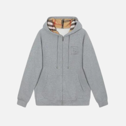 Hoodie Grey Texture Burberry