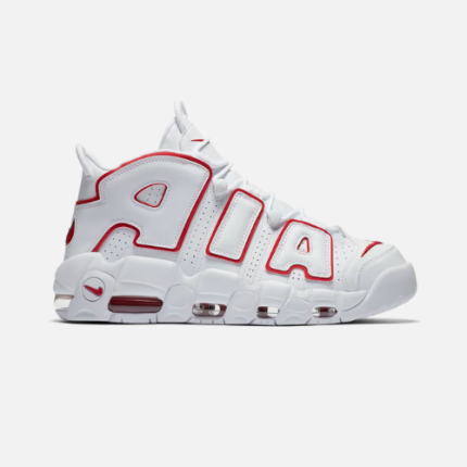 Nike Air Uptempo- White Varsity Red