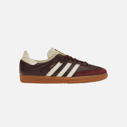 Adidas Samba- Maroon Gold Metallic