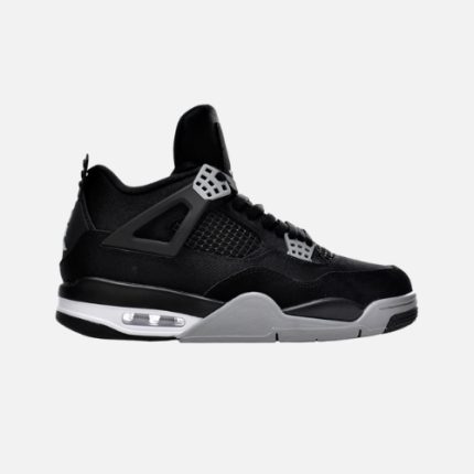 Air Jordan 4- Retro Black Canvas