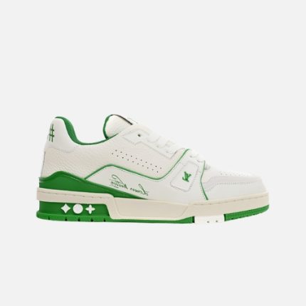 Louis Vuitton Trainer- All Blue White Green Lychee Pattern