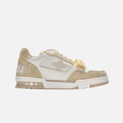 Louis Vuitton Trainer- Beige Cloth Cover
