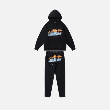 London Shooters Black Orange Tracksuit