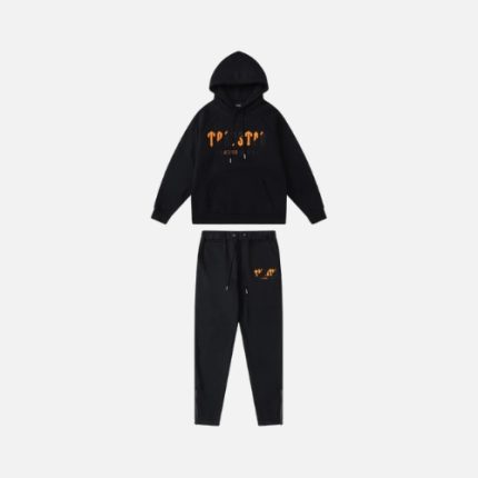 Decoded Tracksuit Black Orange