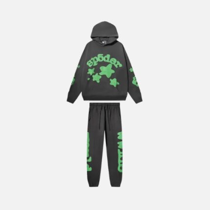 Sp5der Tracksuit Green