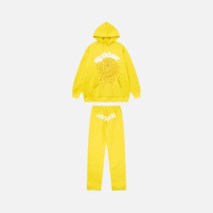 Sp5der Tracksuit Yellow