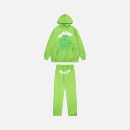 Sp5der Tracksuit Green