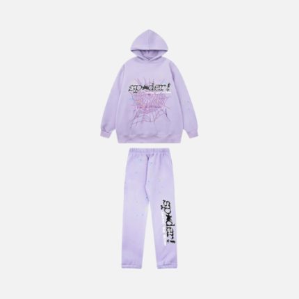 Sp5der Tracksuit Purple
