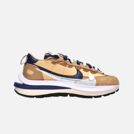 Sacai x Nike VaporWaffle Sesame and Blue Void