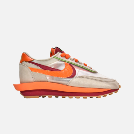 CLOT x Sacai x Nike LDWaffle Orange Blaze
