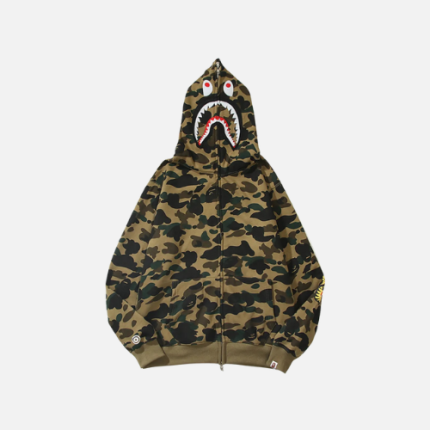 Hoodie 1st Camo Green Bape