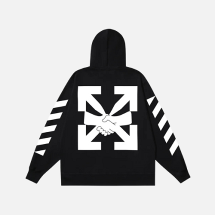 Hoodie Off-White  Lisa Printing black