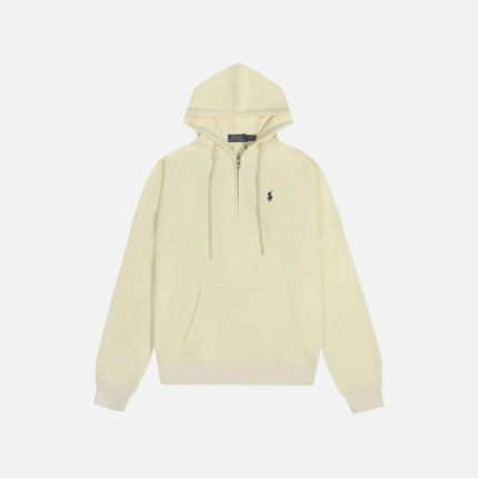 Hoodie In A Light Yellow Or Ecru Color Polo