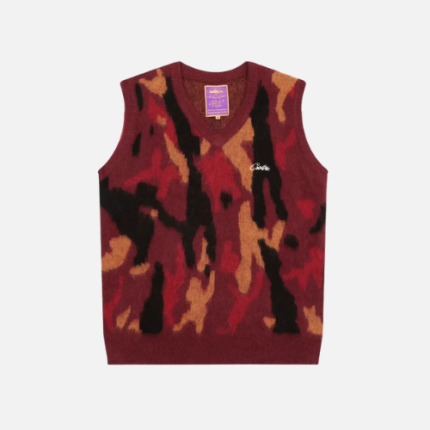 Hoodie Red Camo Corteiz