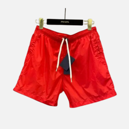 Prada Swim Shorts Red
