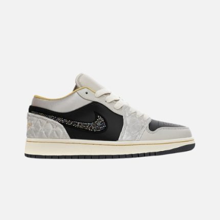 Air Jordan 1 Low- Black Grey Silk