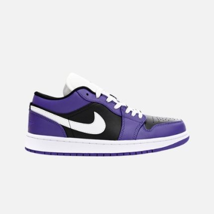Air Jordan 1 Low- Black Purple Splice