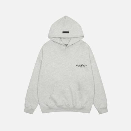 Essentials Fear of God Hoodie Grey Texture