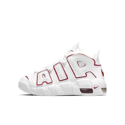 Nike Air Uptempo- White Varsity Red