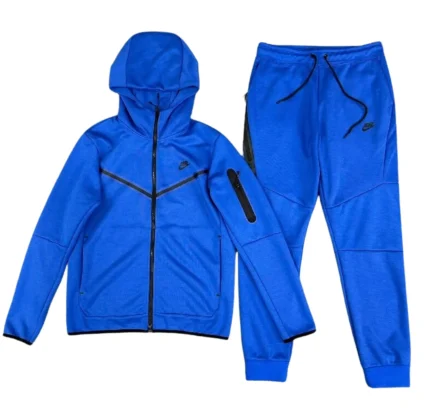 Conjunto NIKE TECH Fleece Azul Algodon Real