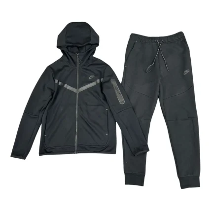 Conjunto NIKE TECH Fleece Negro Algodón Real