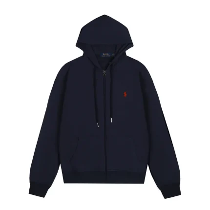Polo Jacket Black Blue