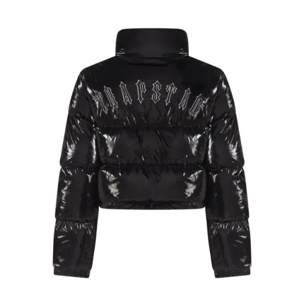 Women Decoded Shiny Black Jacket