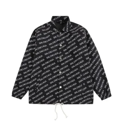 Balenciaga Bal Diagonal Large-Fit Shirt Black
