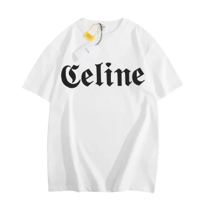 Celine Loose T-Shirt in Cotton Jersey White