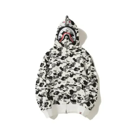 BAPE ABC Camo Shark Full Zip Hoodie Multicolor