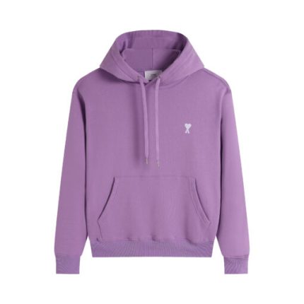 Ami Paris Hoodie Purple