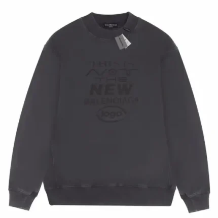 Balenciaga this is not new sweater dark brown