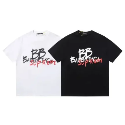 Balenciaga x Supreme T-shirt White & Black