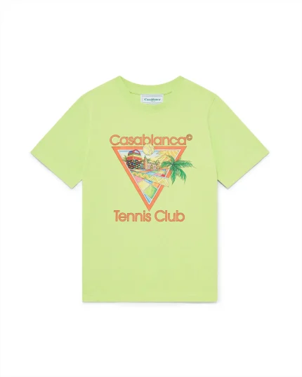 CASABLANCA Afro Cubism Tennis Club T-Shirt