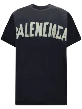 Balenciaga Tape Type T-shirt Black