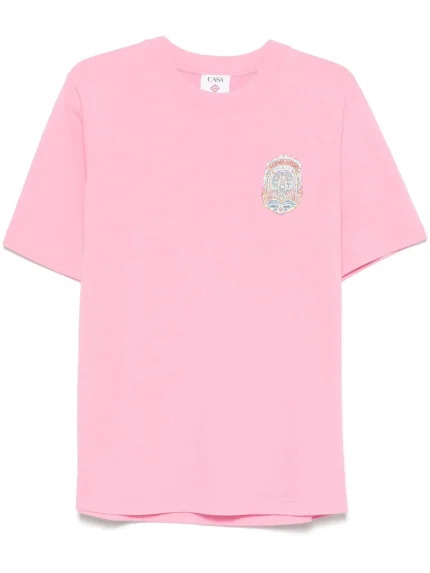 Casablanca asa Way Skate Printed T-Shirt Pink
