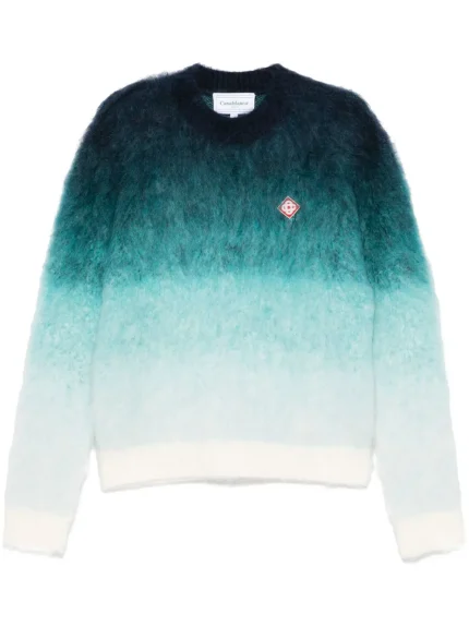 Casablanca Gradient Mohair Sweater Multicolor