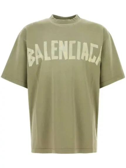Balenciaga logo-print t-shirt green