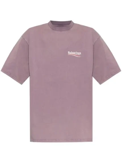 Balenciaga logo t-shirt purple