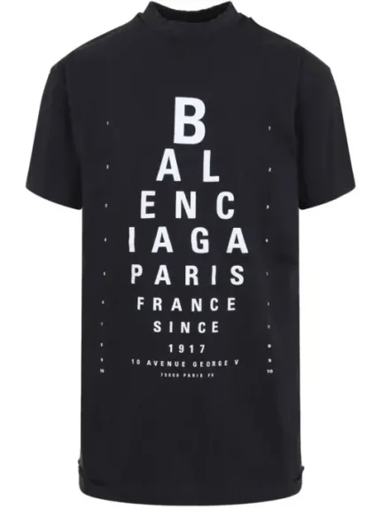 Balenciaga logo-print T-shirt black