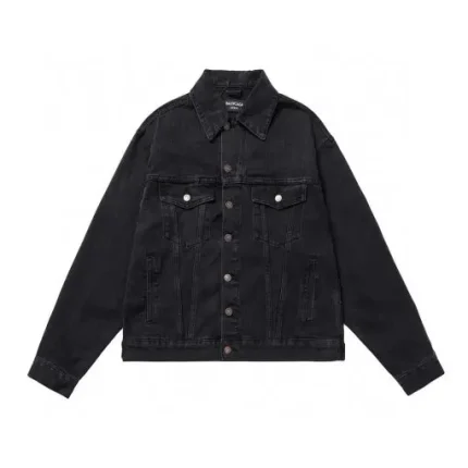Balenciaga Denim Jacket Black