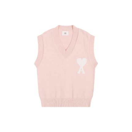 Ami Paris Pride Organic Cotton T-Shirt Pink