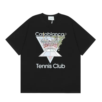 Casablanca Tennis Club T-shirt Black