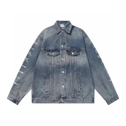 Balenciaga Denim Jacket Fade Jeans